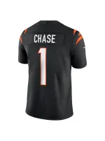 Men's Cincinnati Bengals Ja'Marr Chase Nike Black Vapor Untouchable Limited Jersey