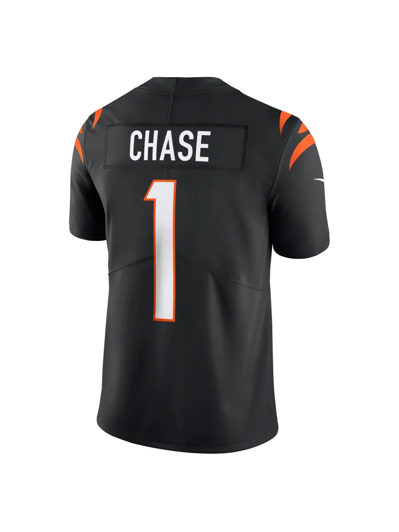 Men's Cincinnati Bengals Ja'Marr Chase Nike Black Vapor Untouchable Limited Jersey