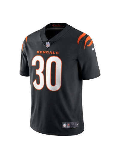 Men's Cincinnati Bengals Jessie Bates III Nike Black Vapor Limited Jersey 02