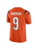 Men's Cincinnati Bengals Joe Burrow Nike Orange Vapor F.U.S.E. Limited Jersey
