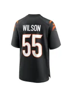 Men's Cincinnati Bengals Logan Wilson Nike Black Game Jersey