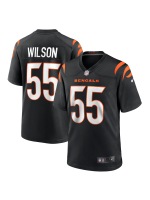 Men's Cincinnati Bengals Logan Wilson Nike Black Game Jersey