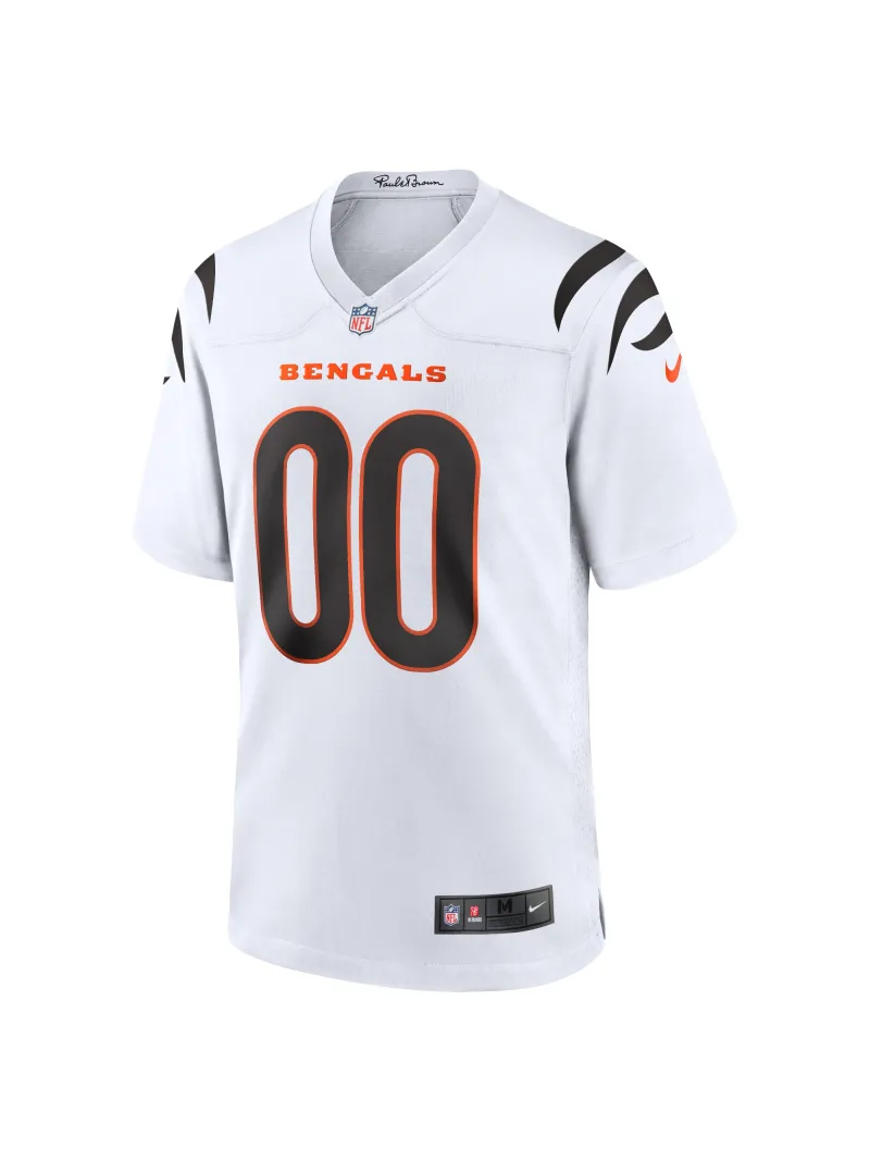 Men's Cincinnati Bengals Nike White Game Custom Jersey