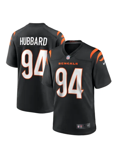 \Men's Cincinnati Bengals Sam Hubbard Nike Black Player Game Jersey 01