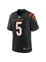 Men's Cincinnati Bengals Tee Higgins Nike Black Game Player Jersey