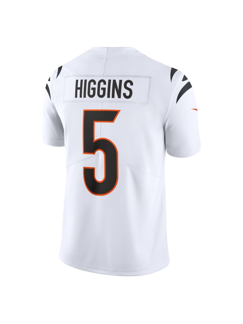 Men's Cincinnati Bengals Tee Higgins Nike White Vapor Untouchable Limited Jersey
