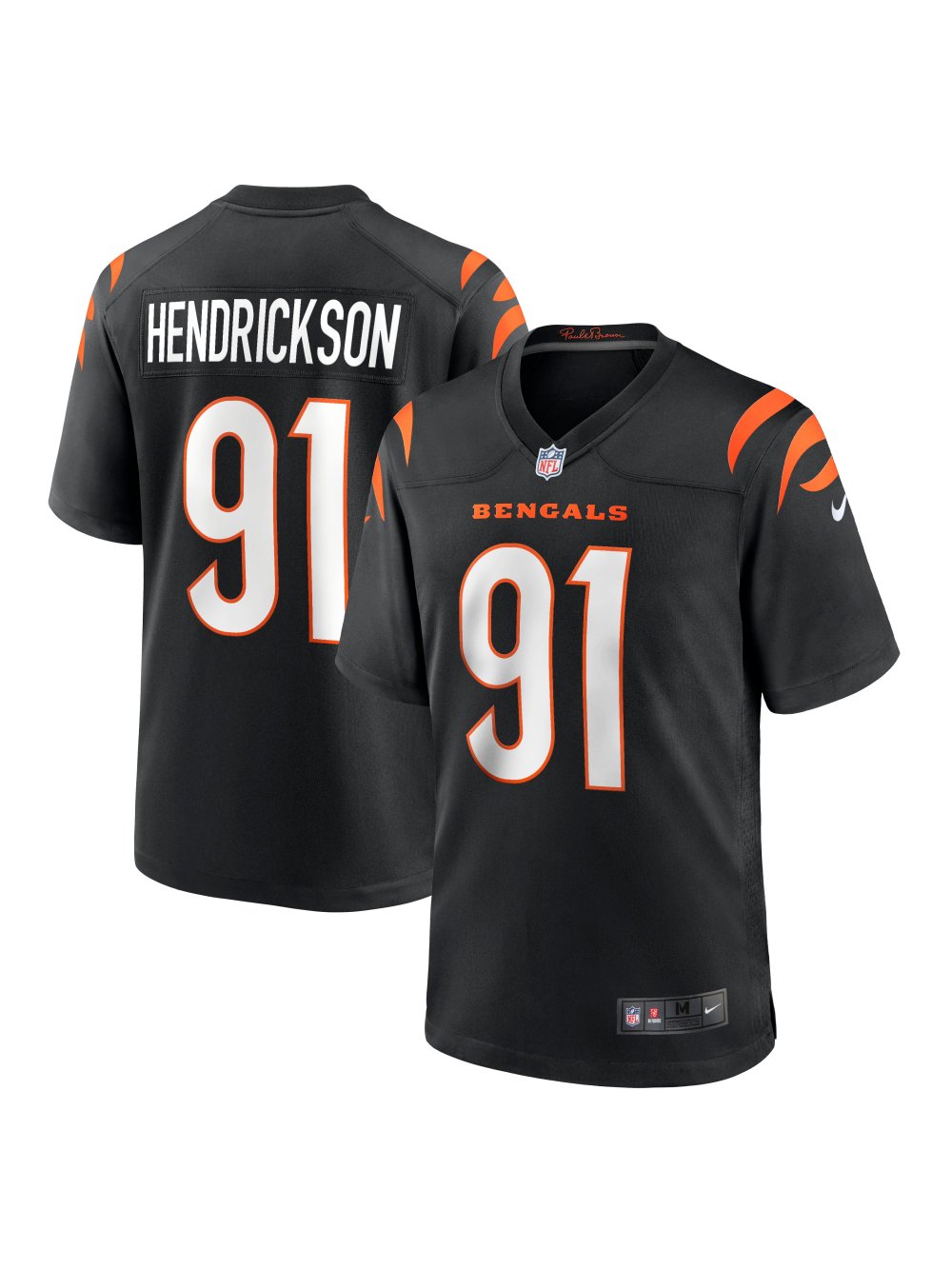 Men's Cincinnati Bengals Trey Hendrickson Nike Black Game Jersey