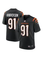 Men's Cincinnati Bengals Trey Hendrickson Nike Black Game Jersey