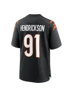 Men's Cincinnati Bengals Trey Hendrickson Nike Black Game Jersey