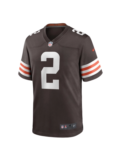 Men's Cleveland Browns Amari Cooper Nike Brown Player Game Jersey 02