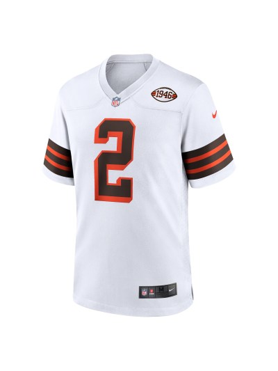Men's Cleveland Browns Amari Cooper Nike White Alternate Game Jersey 02