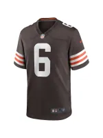 Men's Cleveland Browns Baker Mayfield Nike Brown Game Player Jersey