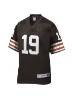 Men's Cleveland Browns Bernie Kosar NFL Pro Line Brown Retired Player Replica Jersey