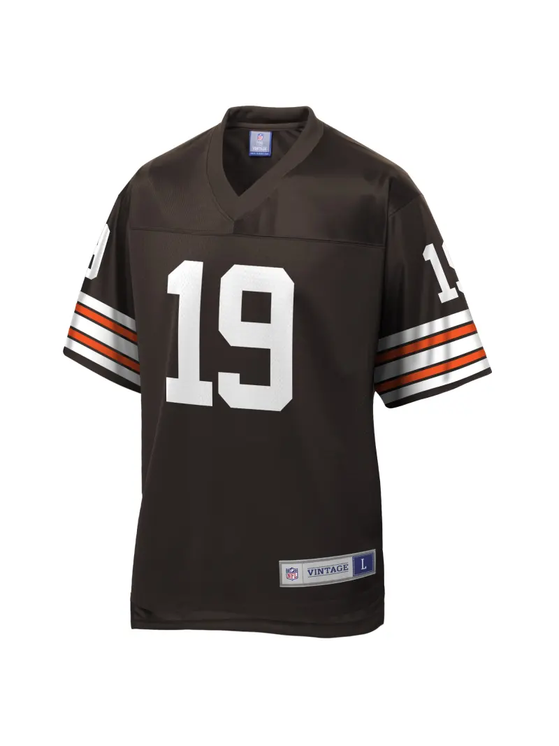 Men's Cleveland Browns Bernie Kosar NFL Pro Line Brown Retired Player Replica Jersey