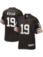 Men's Cleveland Browns Bernie Kosar NFL Pro Line Brown Retired Player Replica Jersey