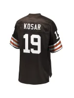 Men's Cleveland Browns Bernie Kosar NFL Pro Line Brown Retired Player Replica Jersey