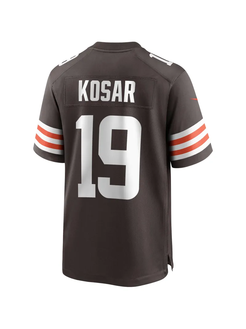 Men's Cleveland Browns Bernie Kosar Nike Brown Game Retired Player Jersey
