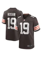 Men's Cleveland Browns Bernie Kosar Nike Brown Game Retired Player Jersey