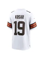 Men's Cleveland Browns Bernie Kosar Nike White Retired Player Game Jersey