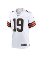 Men's Cleveland Browns Bernie Kosar Nike White Retired Player Game Jersey