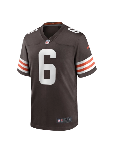 Men's Cleveland Browns Jeremiah Owusu-Koramoah Nike Brown Team Game Jersey 02