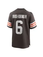 Men's Cleveland Browns Jeremiah Owusu-Koramoah Nike Brown Team Game Jersey