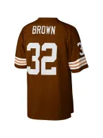 Men's Cleveland Browns Jim Brown Mitchell & Ness Brown Legacy Replica Jersey