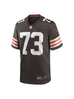 Men's Cleveland Browns Joe Thomas Nike Brown Retired Player Game Jersey