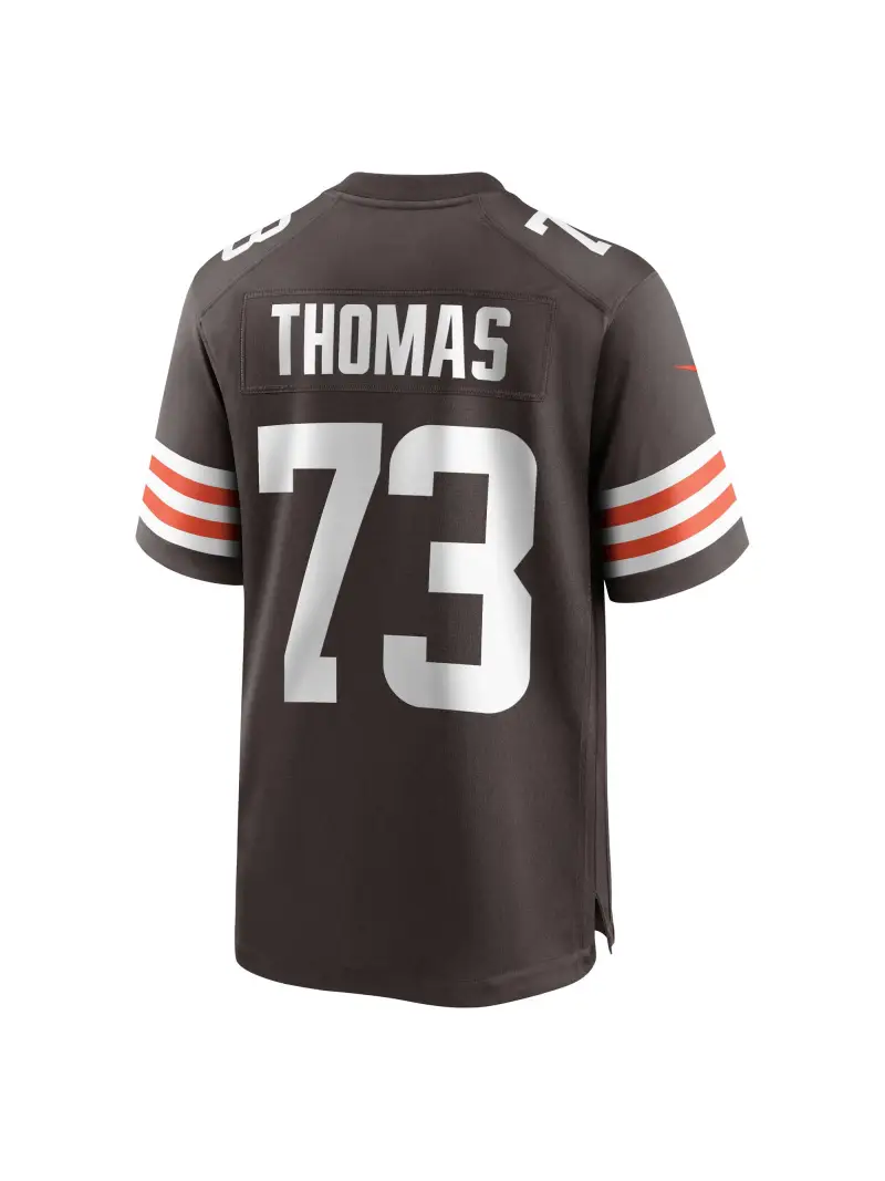Men's Cleveland Browns Joe Thomas Nike Brown Retired Player Game Jersey