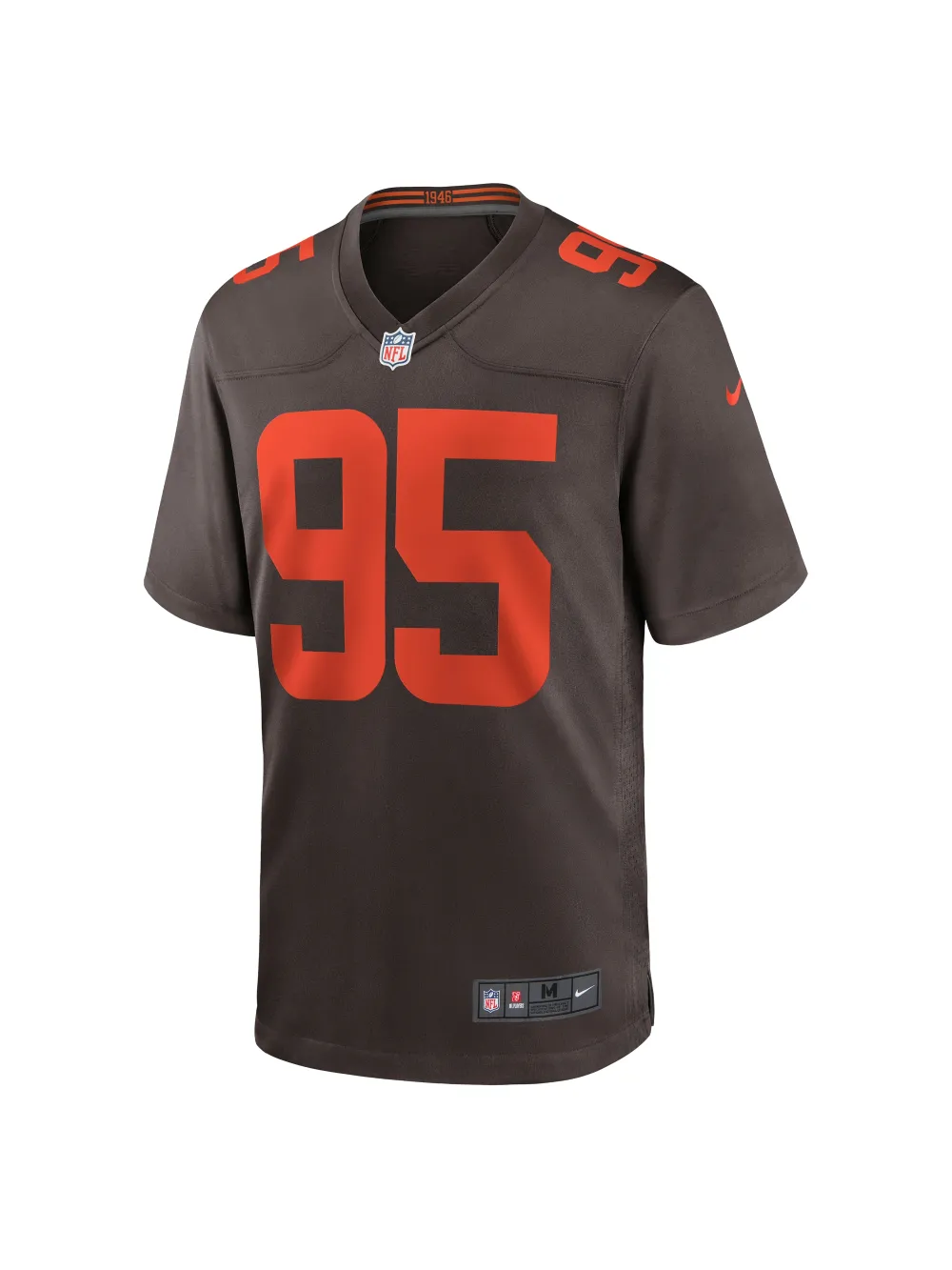 Men's Cleveland Browns Myles Garrett Nike Brown Alternate Game Jersey