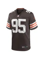 Men's Cleveland Browns Myles Garrett Nike Brown Player Game Jersey