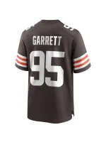 Men's Cleveland Browns Myles Garrett Nike Brown Player Game Jersey