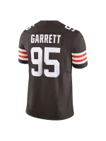 Men's Cleveland Browns Myles Garrett Nike Brown Vapor F.U.S.E. Limited Jersey