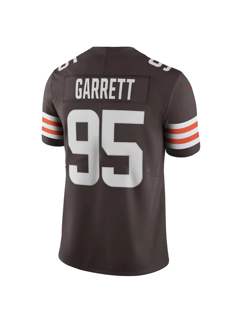 Men's Cleveland Browns Myles Garrett Nike Brown Vapor Limited Jersey