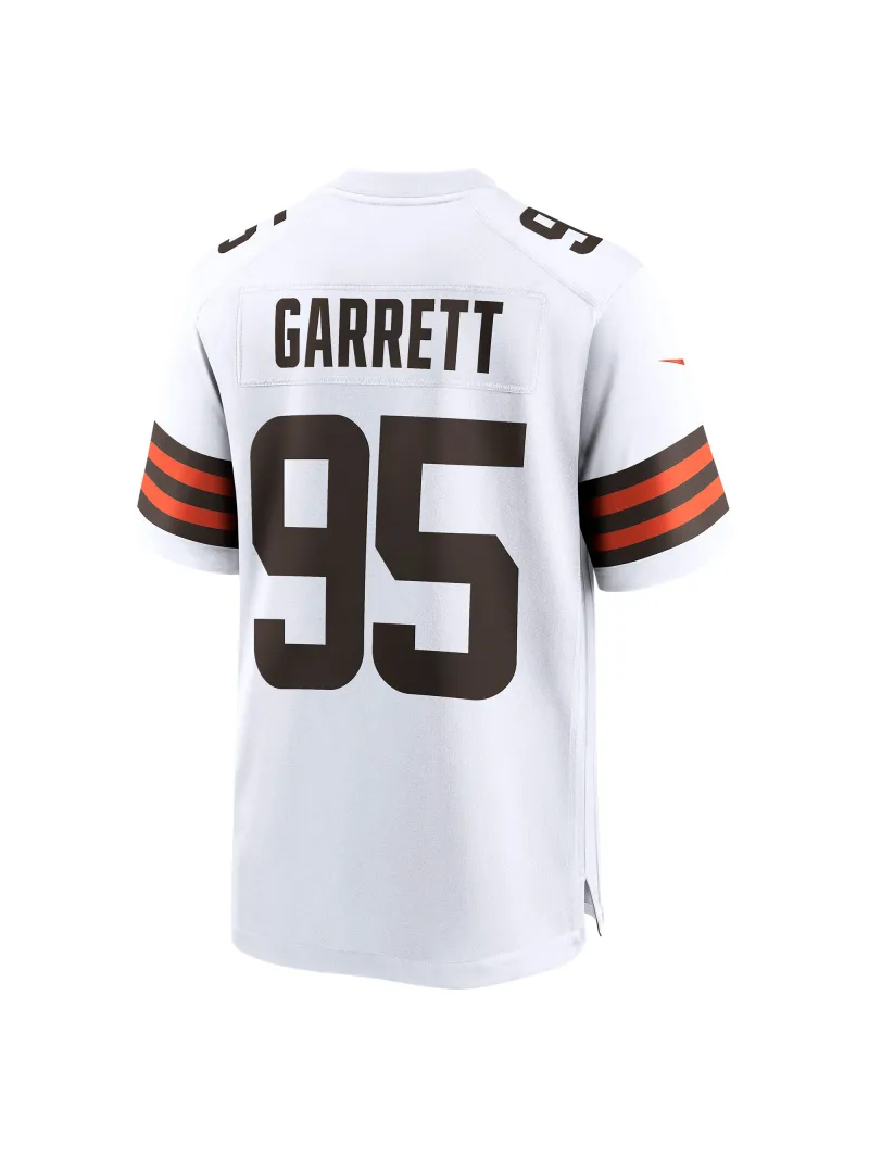 Men's Cleveland Browns Myles Garrett Nike White Away Game Jersey
