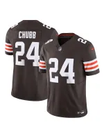 Men's Cleveland Browns Nick Chubb Nike Brown Vapor F.U.S.E. Limited Jersey