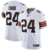 Men's Cleveland Browns Nick Chubb Nike White Vapor Limited Jersey