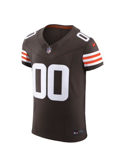 Men's Cleveland Browns Nike Brown Vapor F.U.S.E. Elite Custom Jersey 02