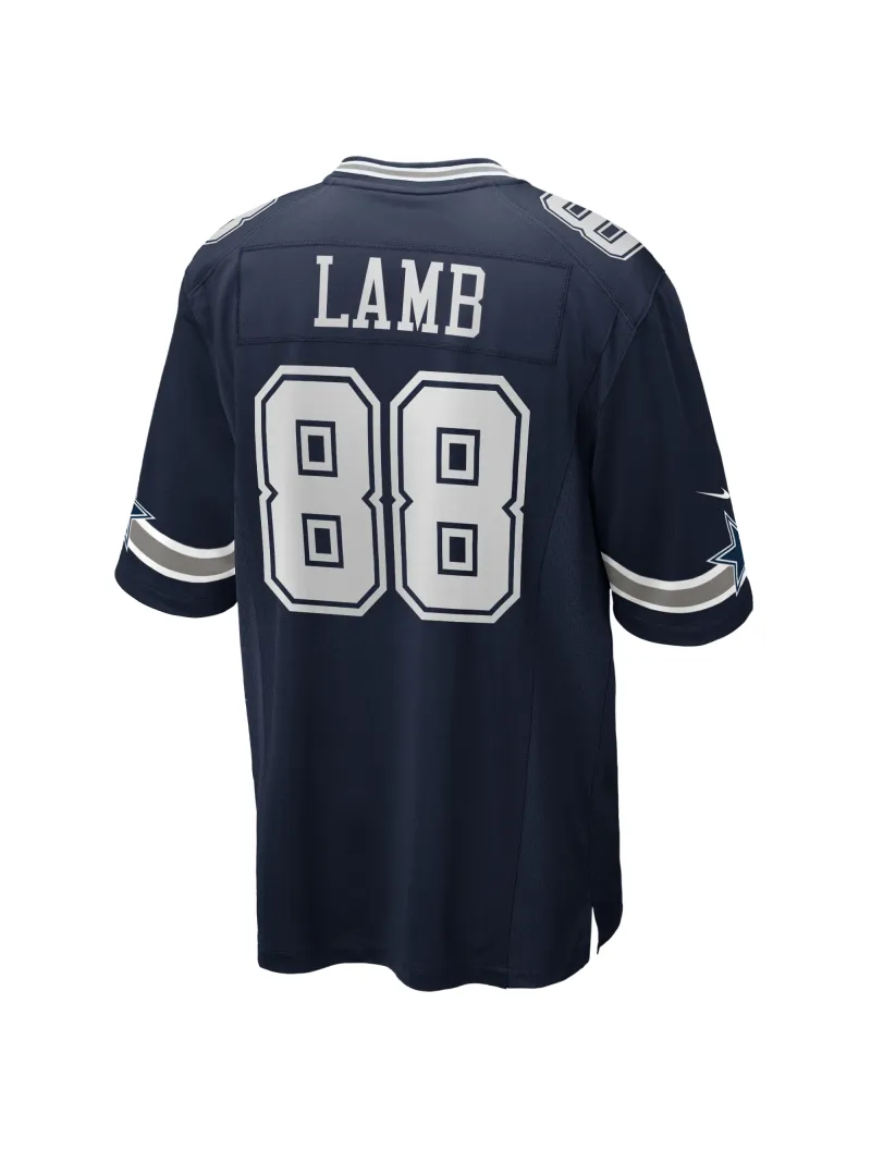Men's Dallas Cowboys CeeDee Lamb Nike Navy Game Jersey