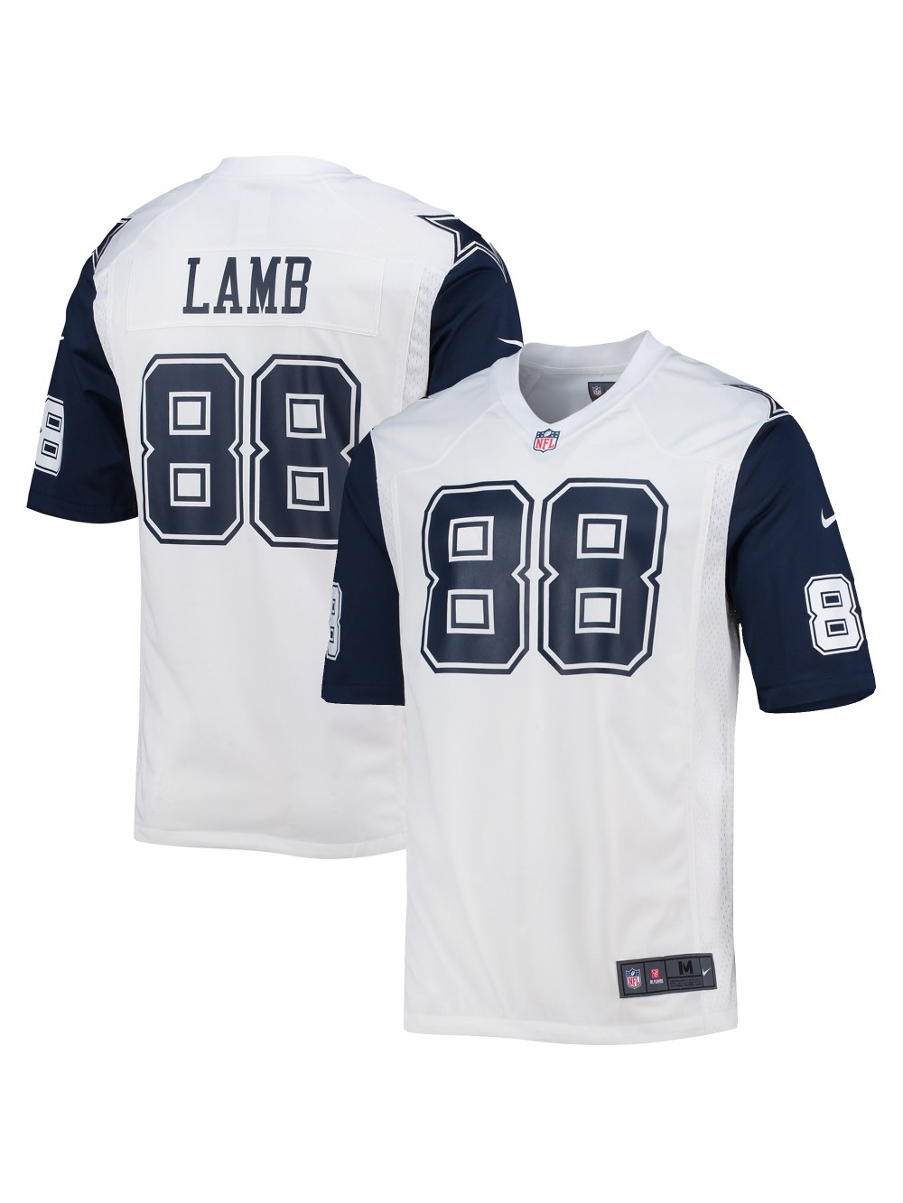 Men's Dallas Cowboys CeeDee Lamb Nike White Alternate Game Jersey