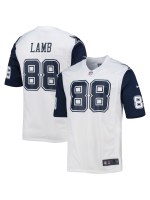 Men's Dallas Cowboys CeeDee Lamb Nike White Alternate Game Jersey