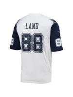 Men's Dallas Cowboys CeeDee Lamb Nike White Vapor F.U.S.E. Limited Jersey-Black 88