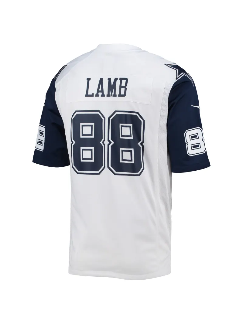 Men's Dallas Cowboys CeeDee Lamb Nike White Vapor F.U.S.E. Limited Jersey-Black 88