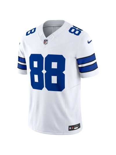 Men's Dallas Cowboys CeeDee Lamb Nike White Vapor F.U.S.E. Limited Jersey-Blue 88 02