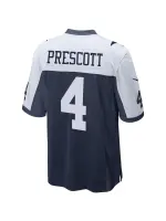 Men's Dallas Cowboys Dak Prescott Nike Navy Alternate Game Team Jersey