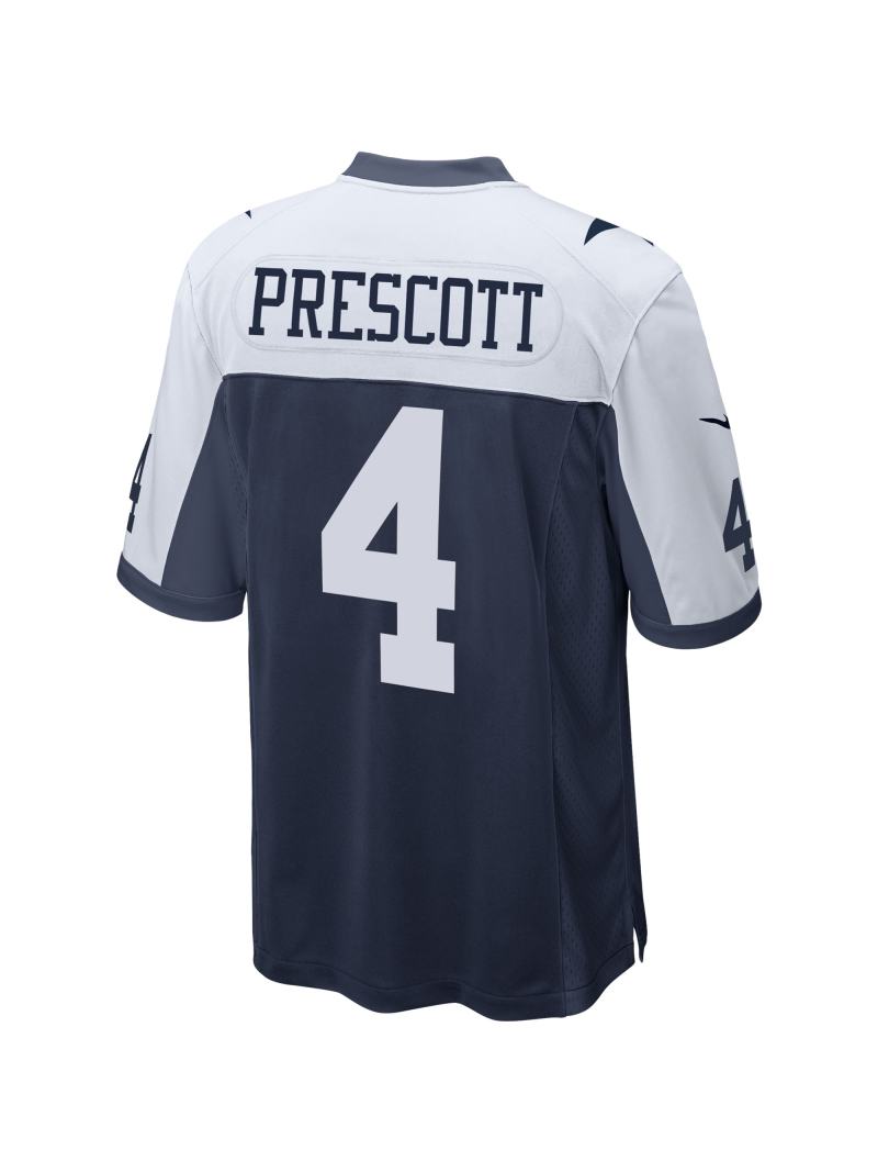Men's Dallas Cowboys Dak Prescott Nike Navy Alternate Game Team Jersey