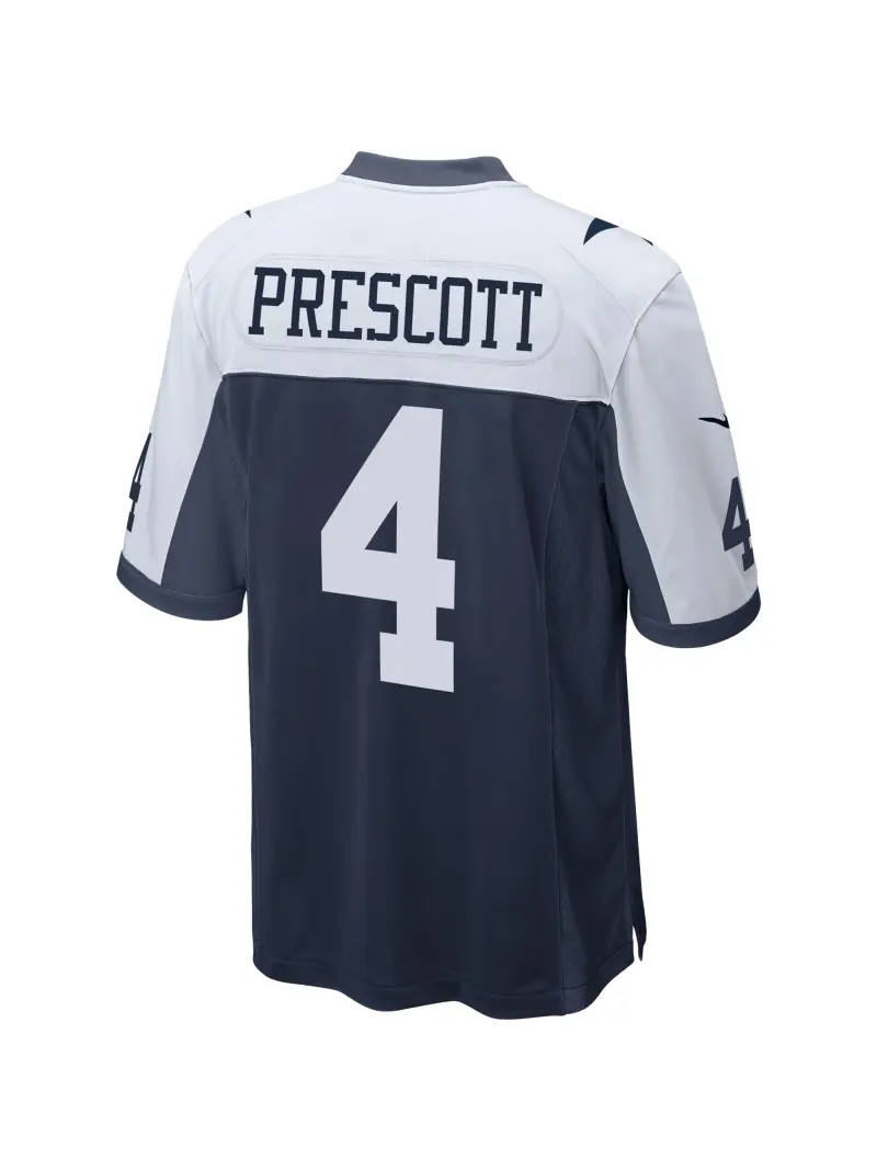 Men's Dallas Cowboys Dak Prescott Nike Navy Alternate Game Team Jersey