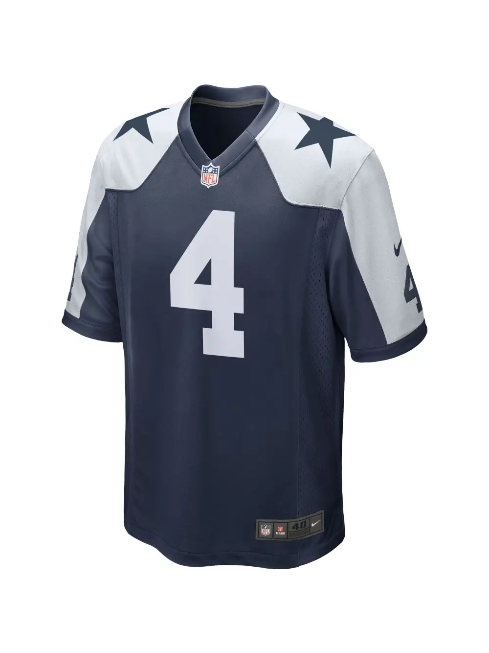 Men's Dallas Cowboys Dak Prescott Nike Navy Alternate Game Team Jersey