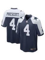 Men's Dallas Cowboys Dak Prescott Nike Navy Alternate Game Team Jersey
