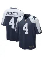 Men's Dallas Cowboys Dak Prescott Nike Navy Alternate Game Team Jersey